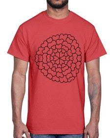 mandala 801#- mandala- Cotton Tee