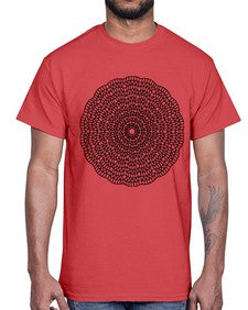 mandala 822#- mandala- Cotton Tee