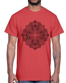 mandala 842#- mandala- Cotton Tee