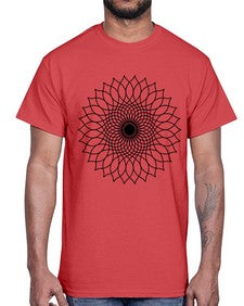 mandala 846#- mandala- Cotton Tee