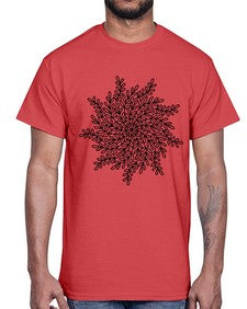 mandala 869#- mandala- Cotton Tee