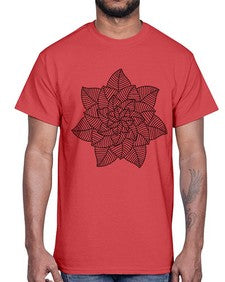 mandala 904#- mandala- Cotton Tee