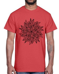 mandala 907#- mandala- Cotton Tee