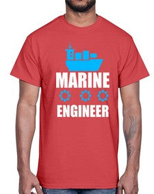 marine engineer 1086#- engineer- Cotton Tee