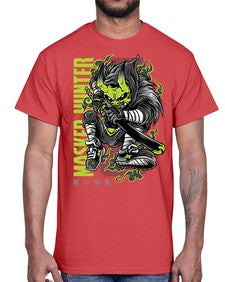 masked hunter 924#- art pop art- Cotton Tee