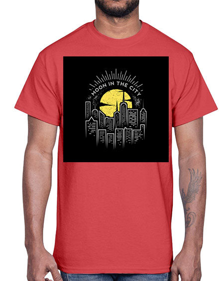 mooninthecity 2#- moon- Cotton Tee