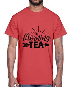 morning tea 1405#- tea- Cotton Tee