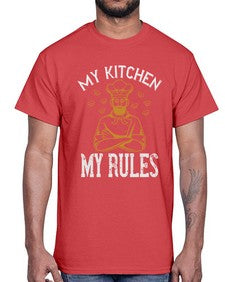 my kitchen my rules 353#- cooking- Cotton Tee