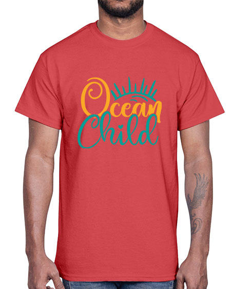 ocean child Style 87#- summer- Cotton Tee