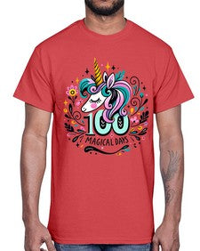 one hundred Day Magical 562#- one hundred days- Cotton Tee