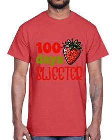 one hundred days sweeter 585#- one hundred days- Cotton Tee