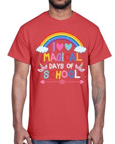 one hundred magical days of school 594#- one hundred days- Cotton Tee
