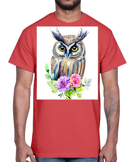 owl 11#- owl- Cotton Tee