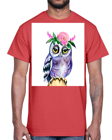 owl 15#- owl- Cotton Tee