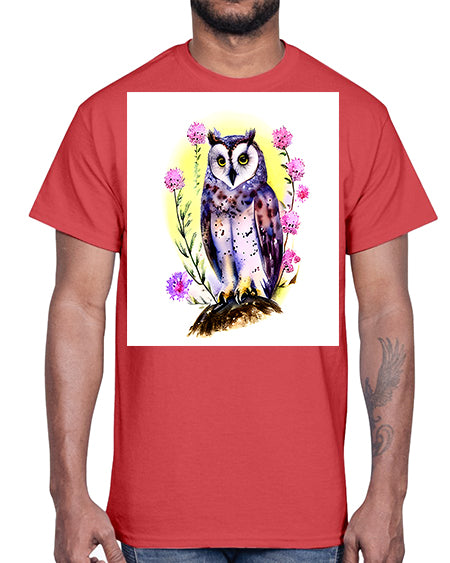 owl 18#- owl- Cotton Tee