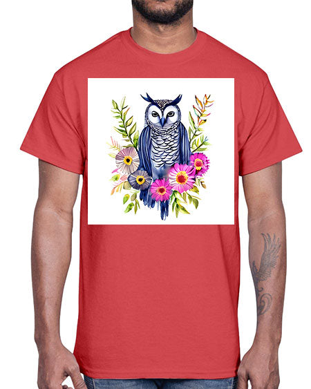 owl 20#- owl- Cotton Tee