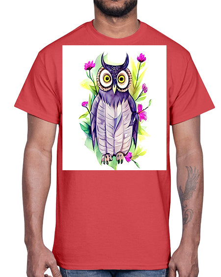 owl 23#- owl- Cotton Tee