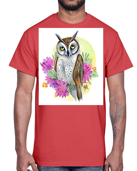 owl 24#- owl- Cotton Tee