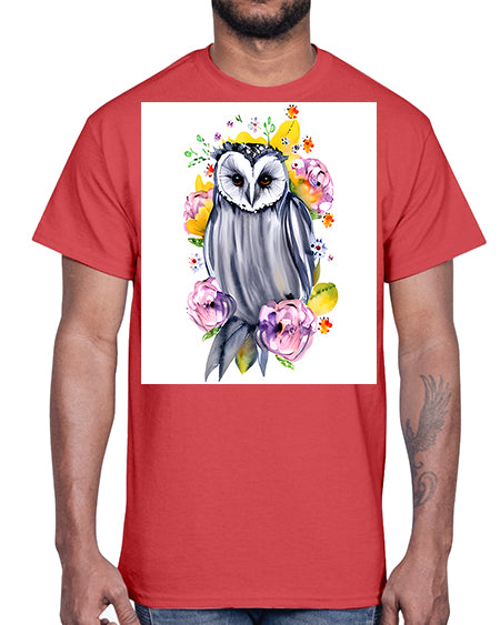 owl 27#- owl- Cotton Tee