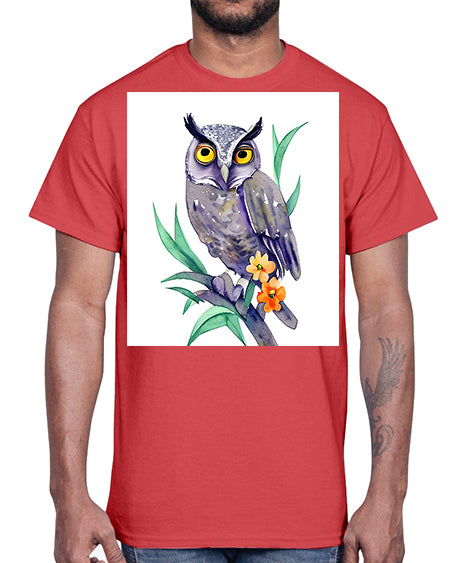 owl 28#- owl- Cotton Tee