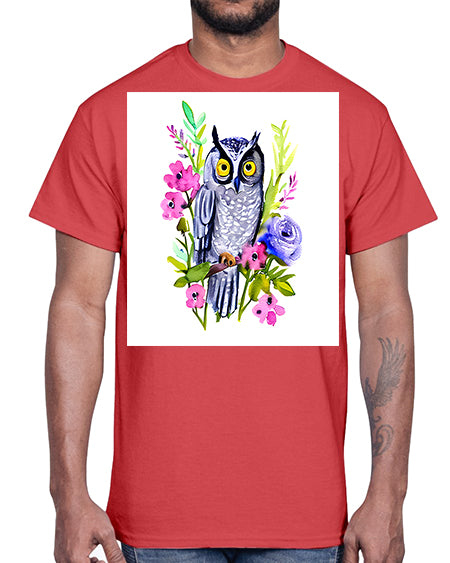 owl 29#- owl- Cotton Tee