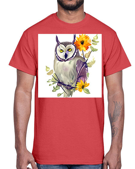 owl 4#- owl- Cotton Tee
