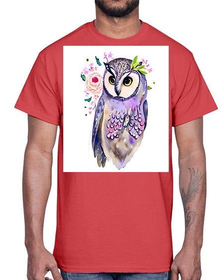 owl 9#- owl- Cotton Tee