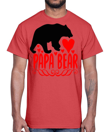 papa bear 205#- bears - animals- Cotton Tee