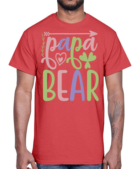 papa bear 207#- bears - animals- Cotton Tee