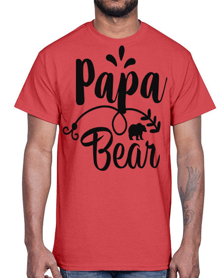 papa bear 215#- bears - animals- Cotton Tee