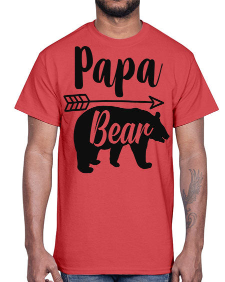 papa bear copy 221#- bears - animals- Cotton Tee