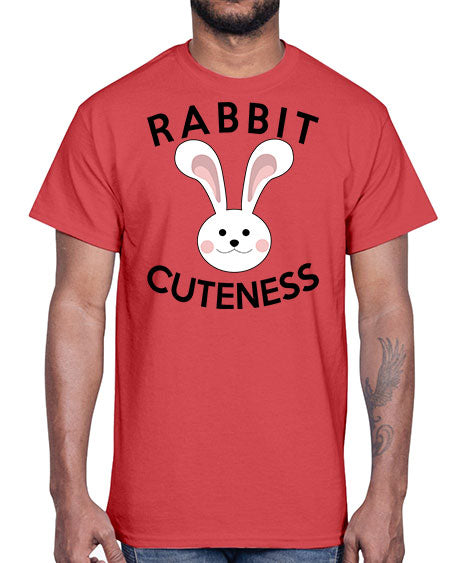 rabbit cuteness- rabbit- Cotton Tee