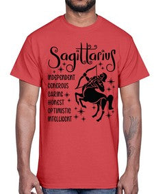 sagittarius 397#- sagittarius- Cotton Tee