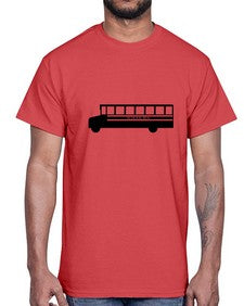 school bus 791#- general school- Cotton Tee