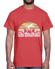 seek adventures  35#- airplane- Cotton Tee
