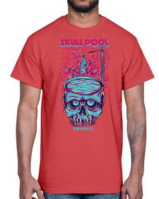 skull pool 1061#- art pop art- Cotton Tee