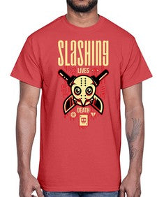 slashing party 1071#- art pop art- Cotton Tee
