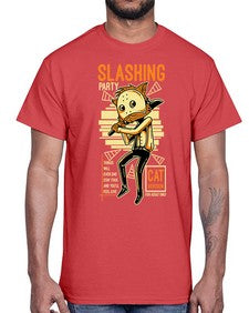 slashing party eeh 1072#- art pop art- Cotton Tee