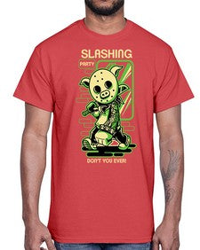 slashing party sutnk 1074#- art pop art- Cotton Tee