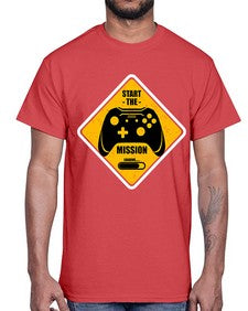 start the mission 152#- video games- Cotton Tee