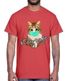 stay safe 1114#- art pop art- Cotton Tee