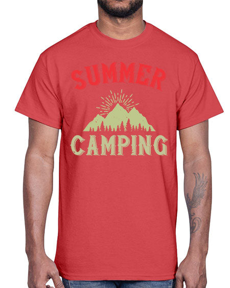 summer camping  82#- summer- Cotton Tee
