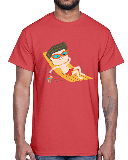 summer characters 62#- summer- Cotton Tee