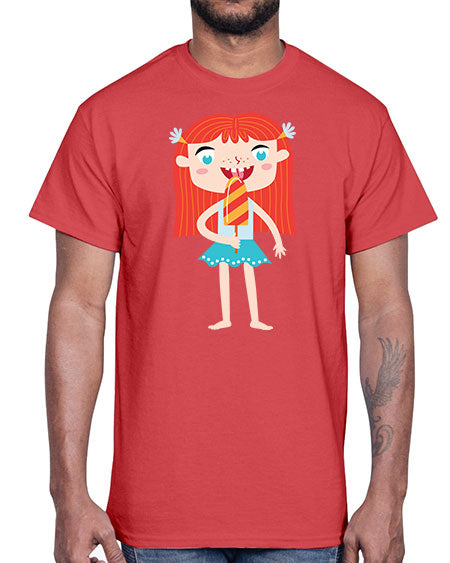 summer characters 64#- summer- Cotton Tee