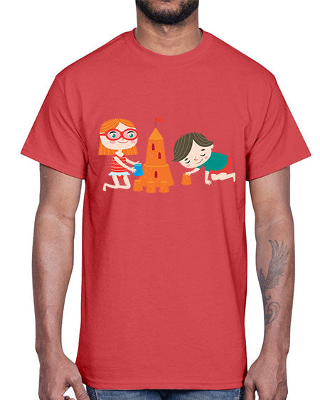 summer characters 66#- summer- Cotton Tee