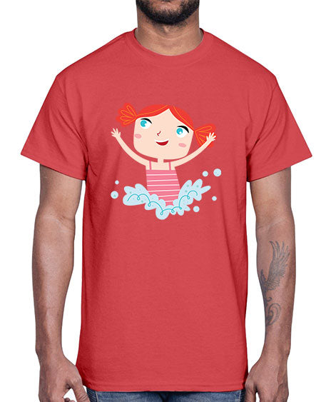 summer characters 73#- summer- Cotton Tee