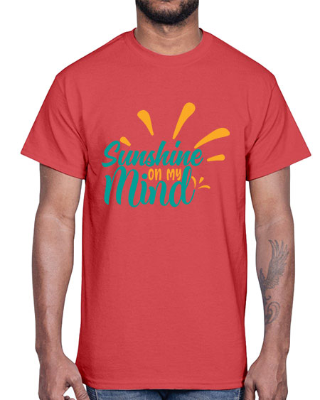 sunshine on my mind Style 74#- summer- Cotton Tee