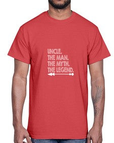 uncle the man the myth 657#- uncle- Cotton Tee