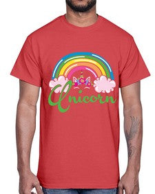 unicorn 442#- unicorn- Cotton Tee