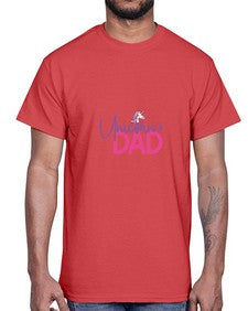 unicorn dad 451#- unicorn- Cotton Tee